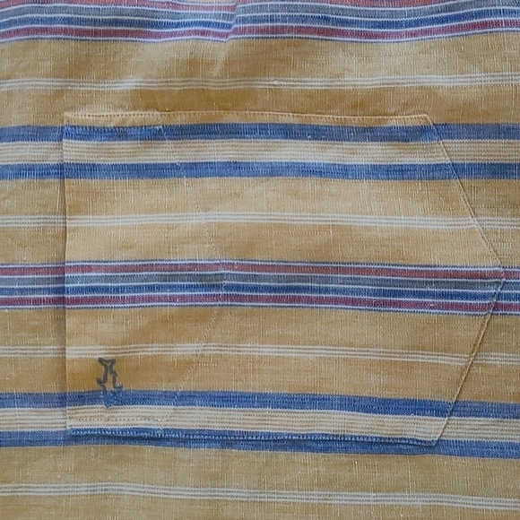 Paul & Shark Yellow & Blue Striped Button-Up Shirt - Picture 3 of 8